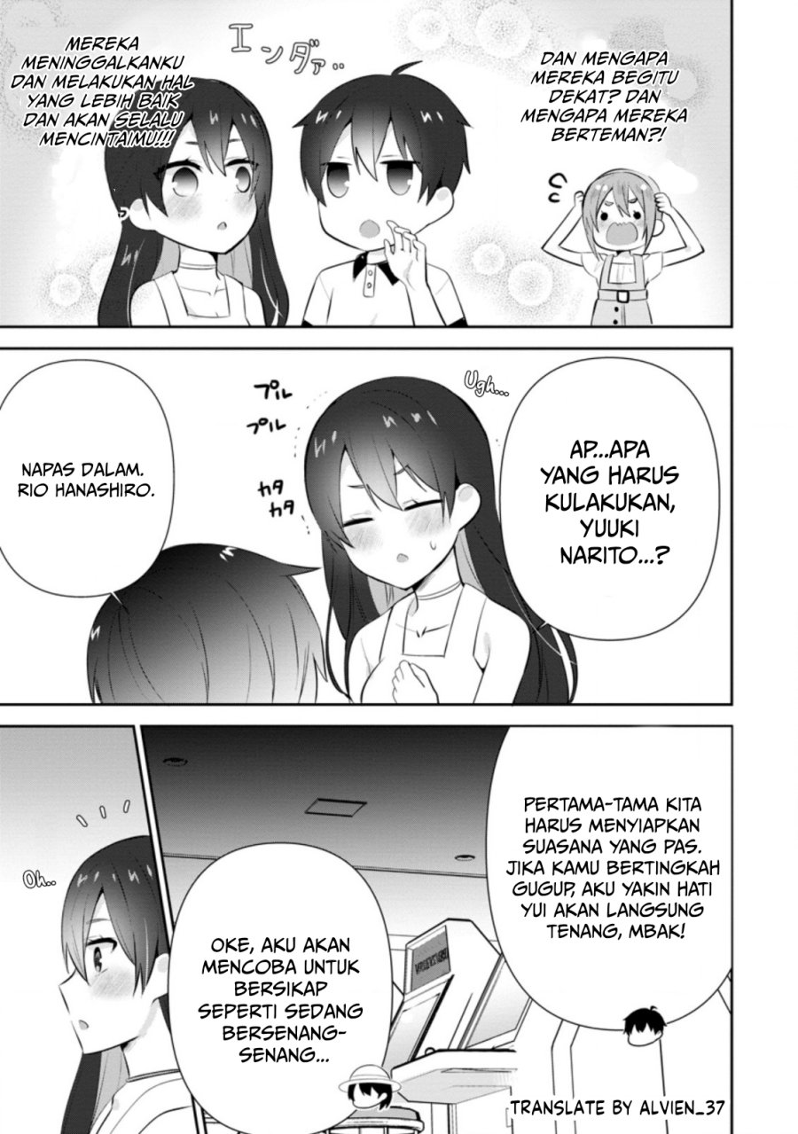 The Cute Girl Sitting Next to Me Is Trying to Make Me Fall in Love With Her as a Way to Ridicule Me, but the Tables Were Turned on Her Before She Knew It Chapter 13 Gambar 11